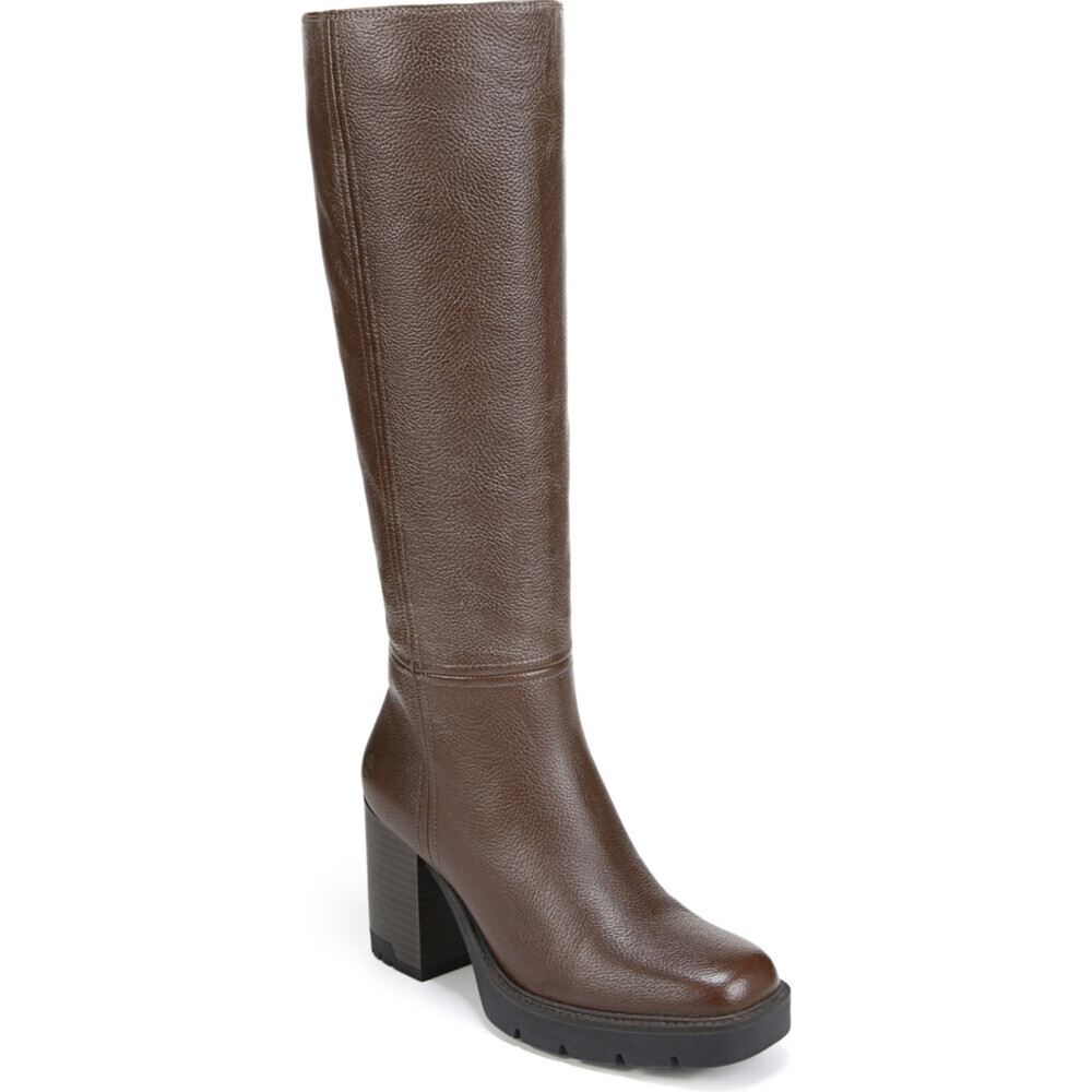 Naturalizer Willow Boots Womens US 10 Brown Leather Waterproof Knee High LION407